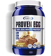 Gaspari Nutrition Proven Egg, 100% Egg White Protein, 25g Protein, Keto Friendly, Dairy Free, Lac...