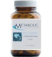 Metabolic Maintenance L-Methylfolate 5mg - Active Folate (L-5-MTHF) + Glycine Supplement - B Vita...