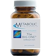 Metabolic Maintenance The Big One - Once Daily Iron-Free Multivitamin Mineral Supplement - Folate...