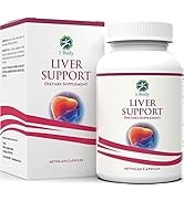 Liver Cleanse and Support Supplement – Milk Thistle Extract (Silymarin), Turmeric Curcumin, Dande...